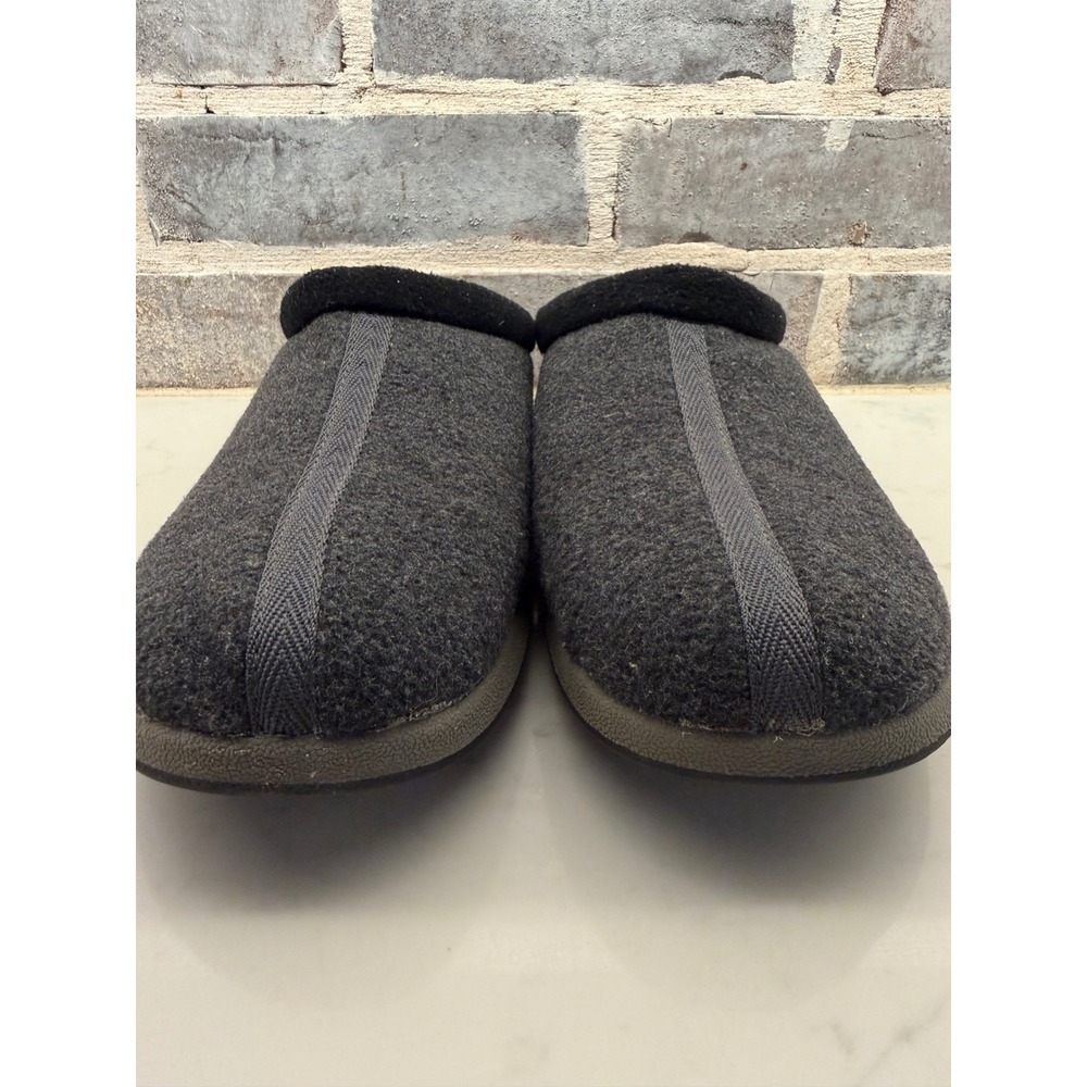 Dr. Scholls Toasty Clog Mens 12M Grey Felt Memory Fit Foam Slippers 34272-9 - Picture 2 of 8